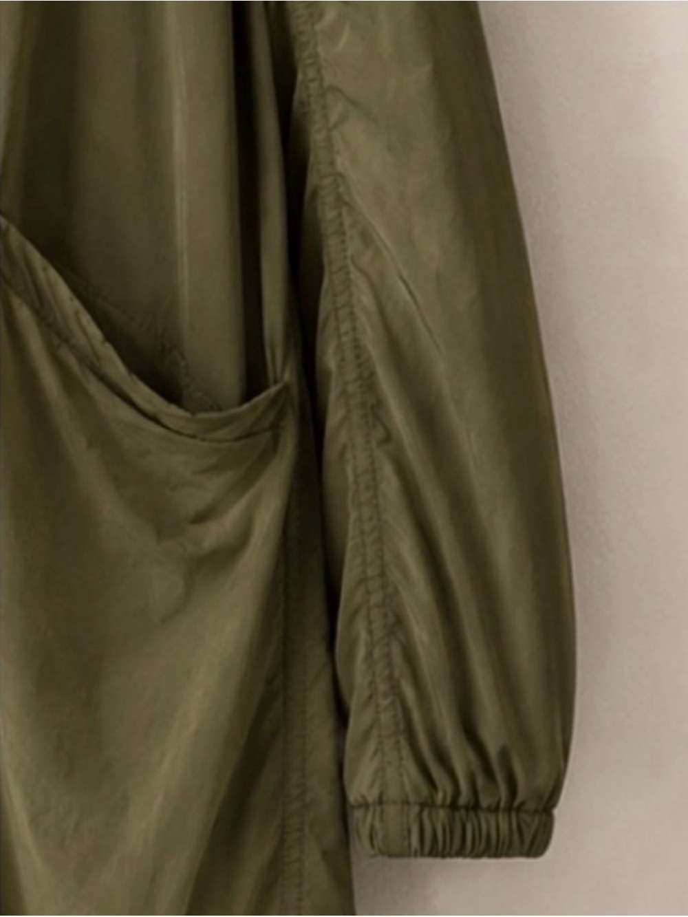 FREE PEOPLE Wayfarer Green Cocoon Bomber Jacket Size S - Picture 4 of 11